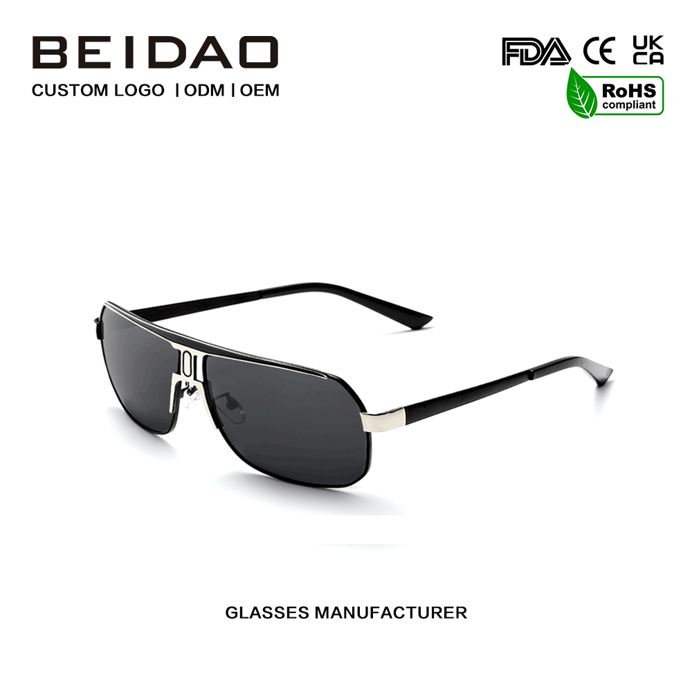 Moderné slnečné okuliare s ochranným rámom Big Alloy Frame UV400 pre mužov a ženy