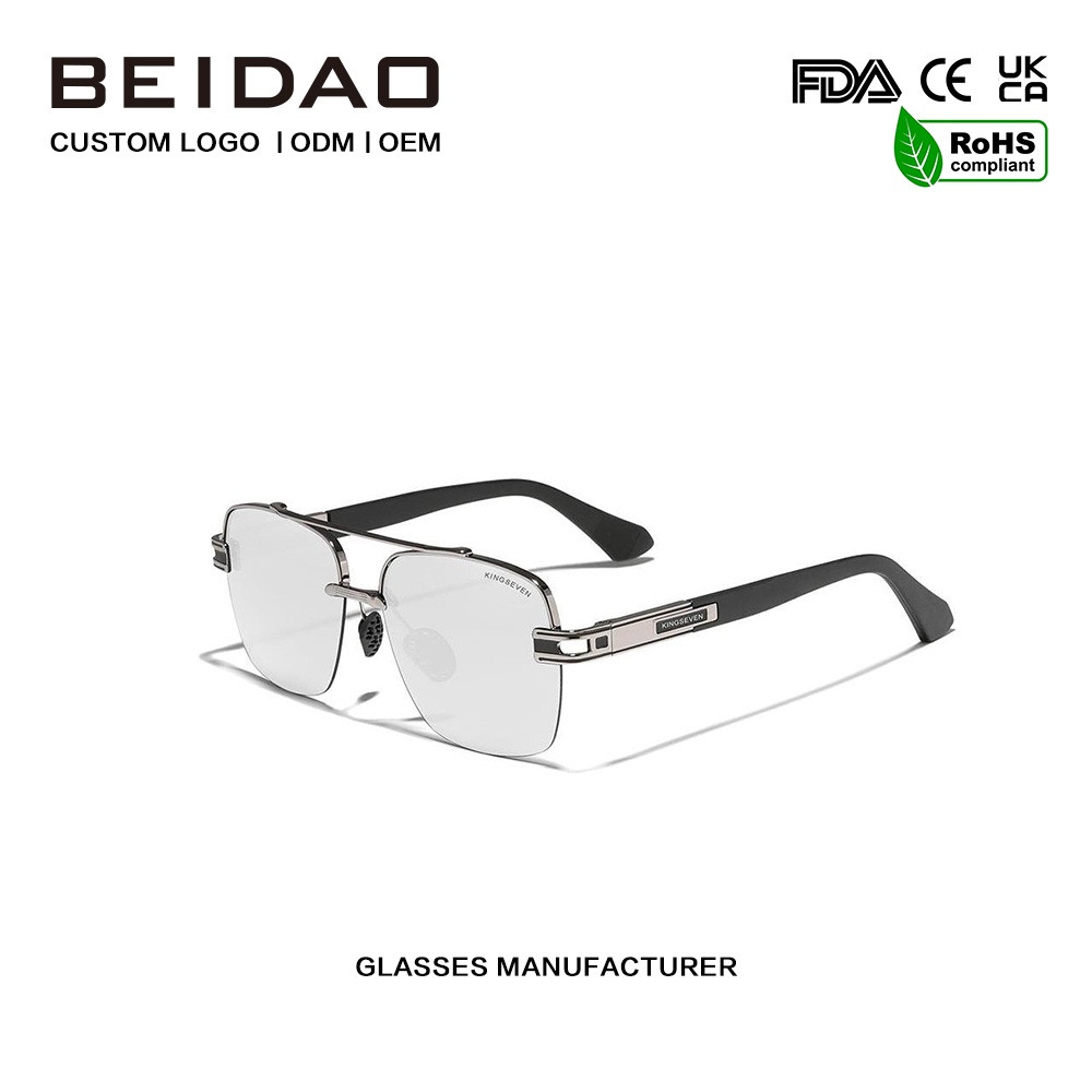 Nový dizajn farebných retro polarizačných okuliarov